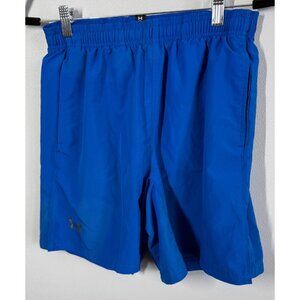 Under Armour Athletic Shorts Mens Small Blue Training Gym Running Workout Brief